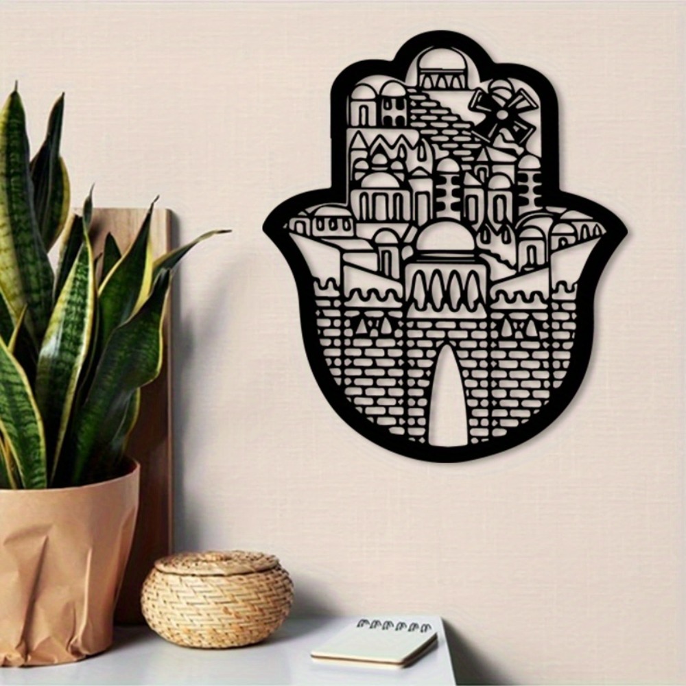 Art & Craft Village Pondicherry - CIFBUY งานศิลปะติดผนังเหล็ก สถาปัตยกรรมอิสลาม เมืองศักดิ์สิทธิ์เยรูซาเล็ม ประติมากรรมโลหะ ทนทานต่อสภาพอากาศ