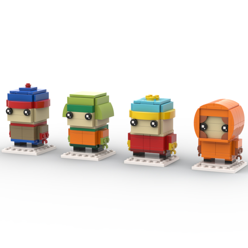 Art Craft Building - 336 ชิ้น MOC South Park BrickHeadz