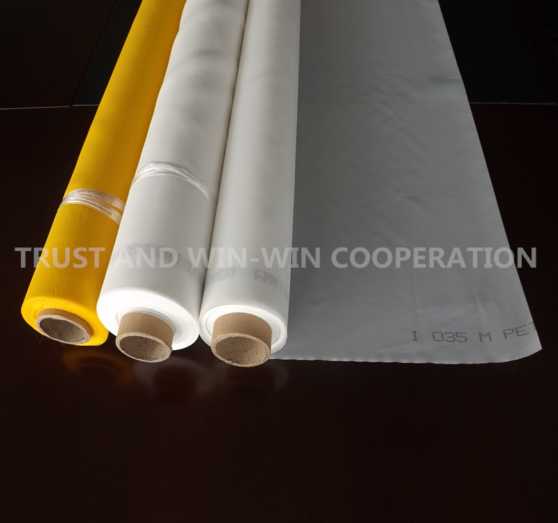 Silk Screen Printing - ส่งฟรี! ผ้าตาข่ายโพลีเอสเตอร์สำหรับพิมพ์ซิลค์สกรีน, 53T-55W-145CM-30/50MTS, ผู้จัดจำหน่ายจากจีน