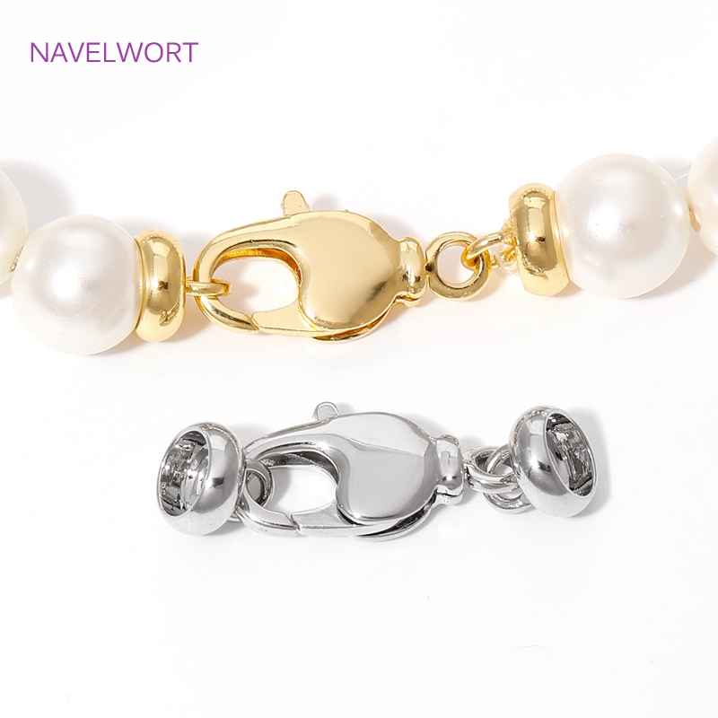Art Craft Making - 18K ทองชุบทองเหลือง Clasps กุ้งก้ามกราม Connector, เครื่องประดับ