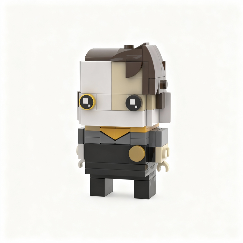 Art Craft Building - 153 ชิ้น MOC BrickHeadz โมเดลผู้บัญชาการดาต้า ของเล่นบล็อกประกอบ