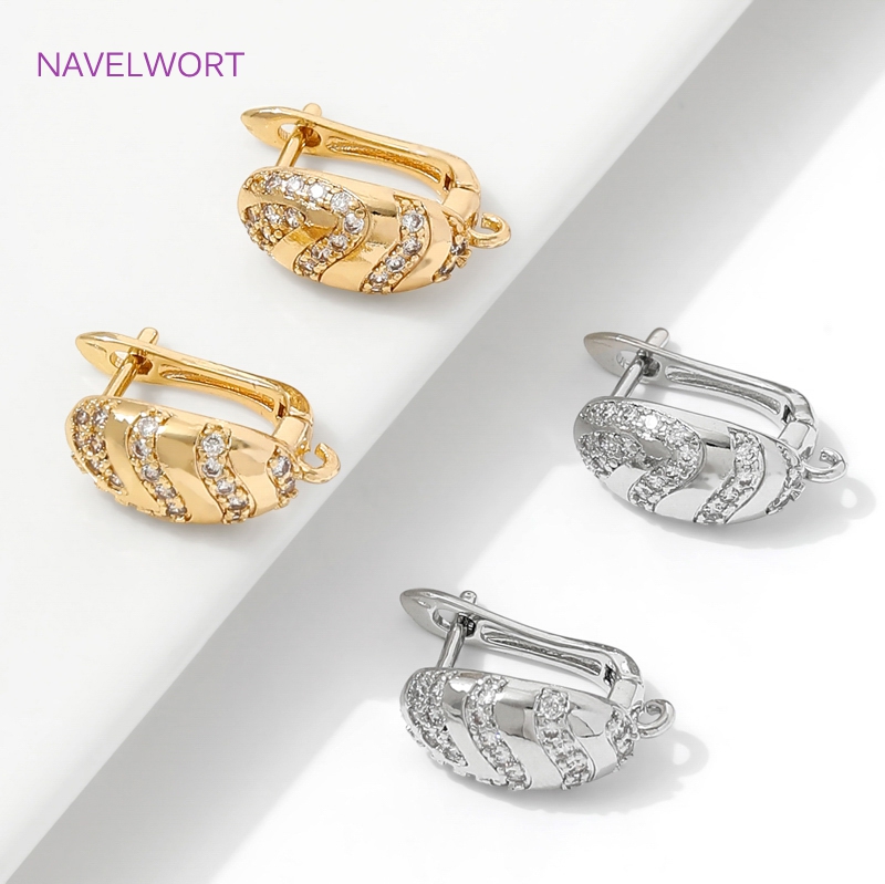 ทองเหลืองชุบทอง 18K Earwires F - Art Craft Making บทวิจารณ์และราคา