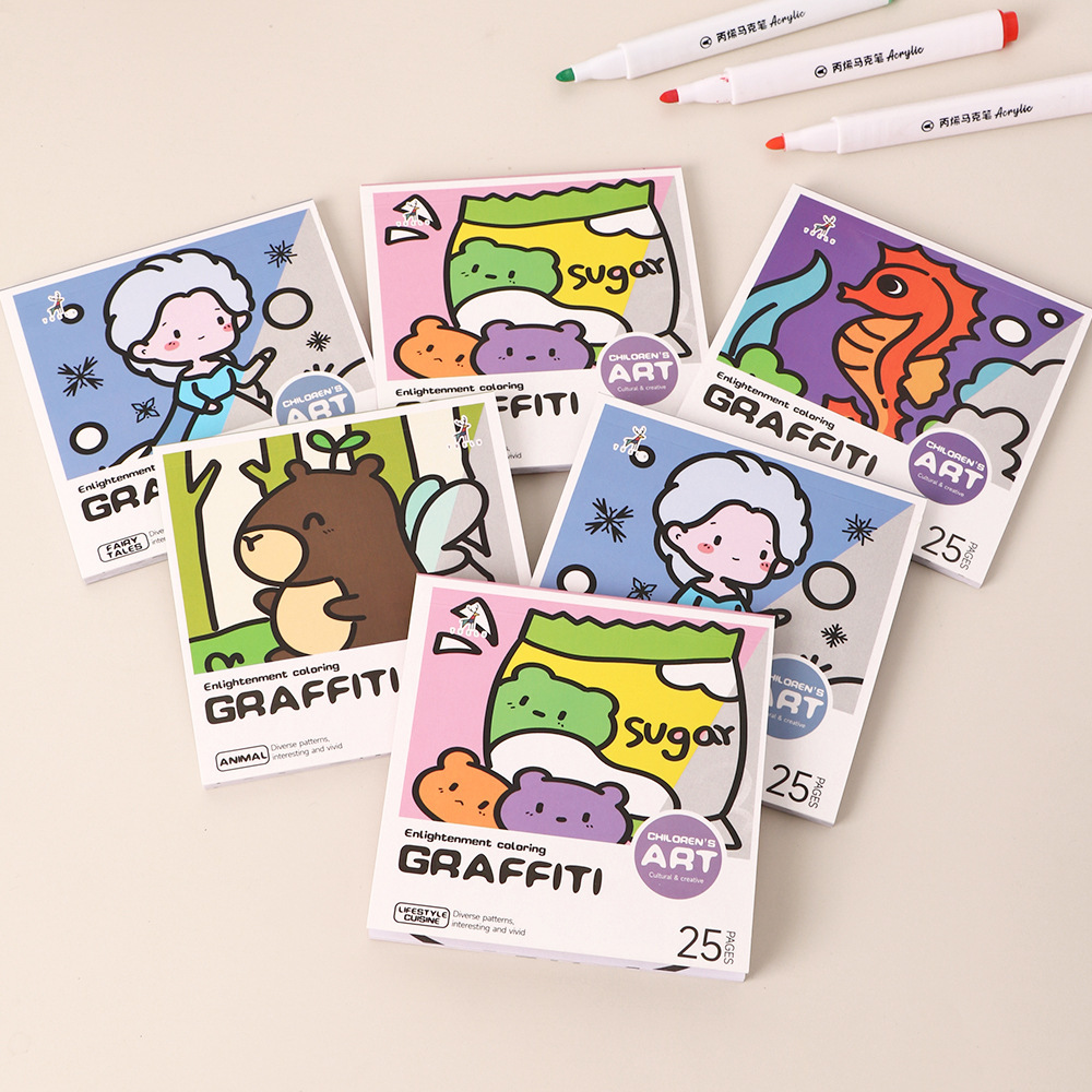 สมุดระบายสีการ์ตูน Handy 25 แผ - Art Craft Notebook บทวิจารณ์และราคา