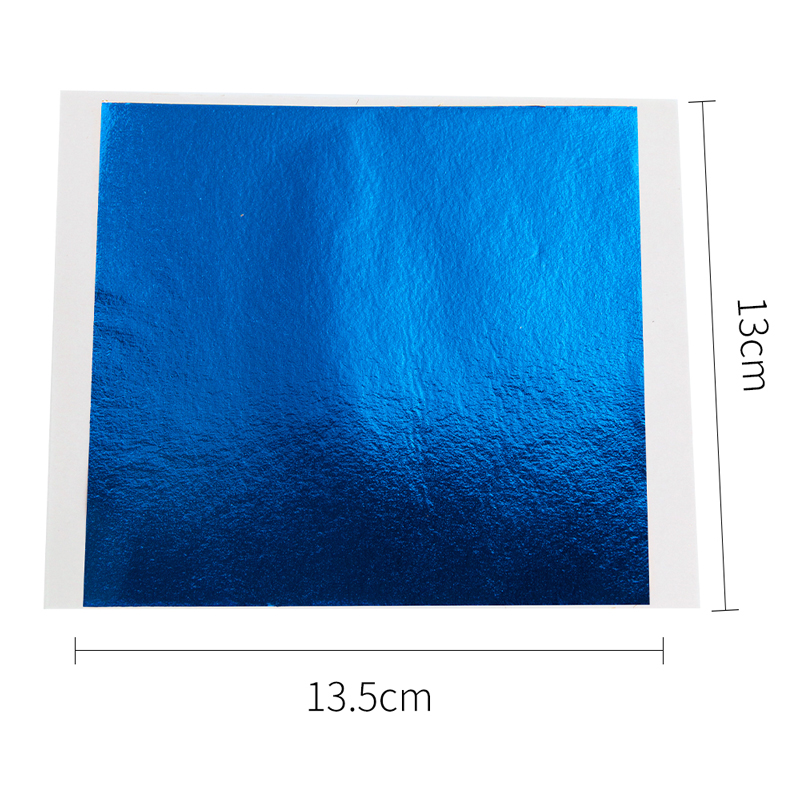 1000ชิ้น/แพ็คสีฟ้าแผ่นทอง Glit - Art Craft Leaves บทวิจารณ์และราคา