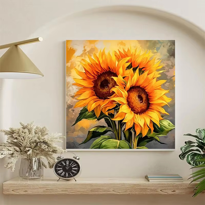 ชุดภาพวาดสีน้ำมันลายดอกทานตะวั - Tv Art And Craft บทวิจารณ์และราคา