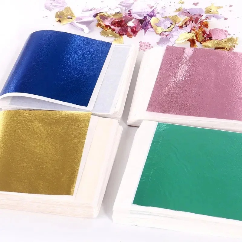 100-300 ชิ้น กระดาษฟอยล์เลียนแ - Art Craft Leaves บทวิจารณ์และราคา
