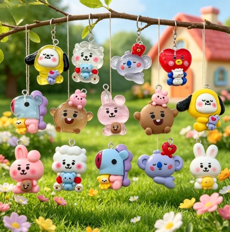 ชุด 7 ชิ้น BT21 ชาร์มการ์ตูนเร - Art Craft Making บทวิจารณ์และราคา