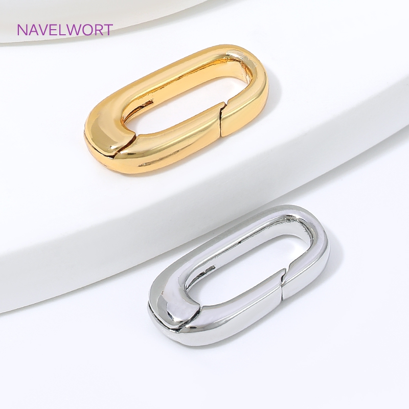ตัวล็อคแบบสปริงรูปวงรีชุบทอง 1 - Art Craft Making บทวิจารณ์และราคา
