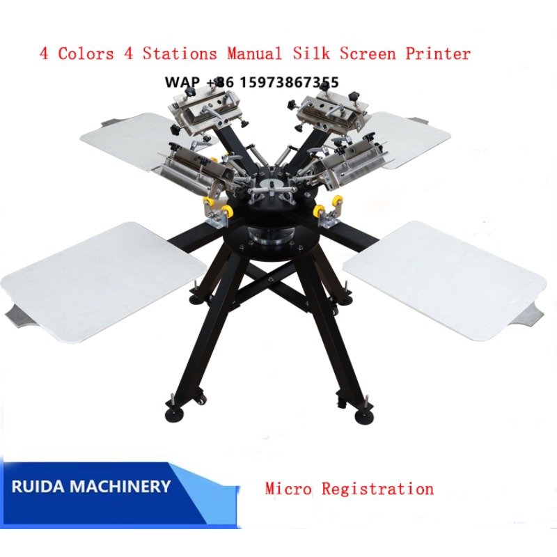 เครื่องพิมพ์สิ่งทอแบบโรตารี่ 4 - Silk Screen Printing บทวิจารณ์และราคา