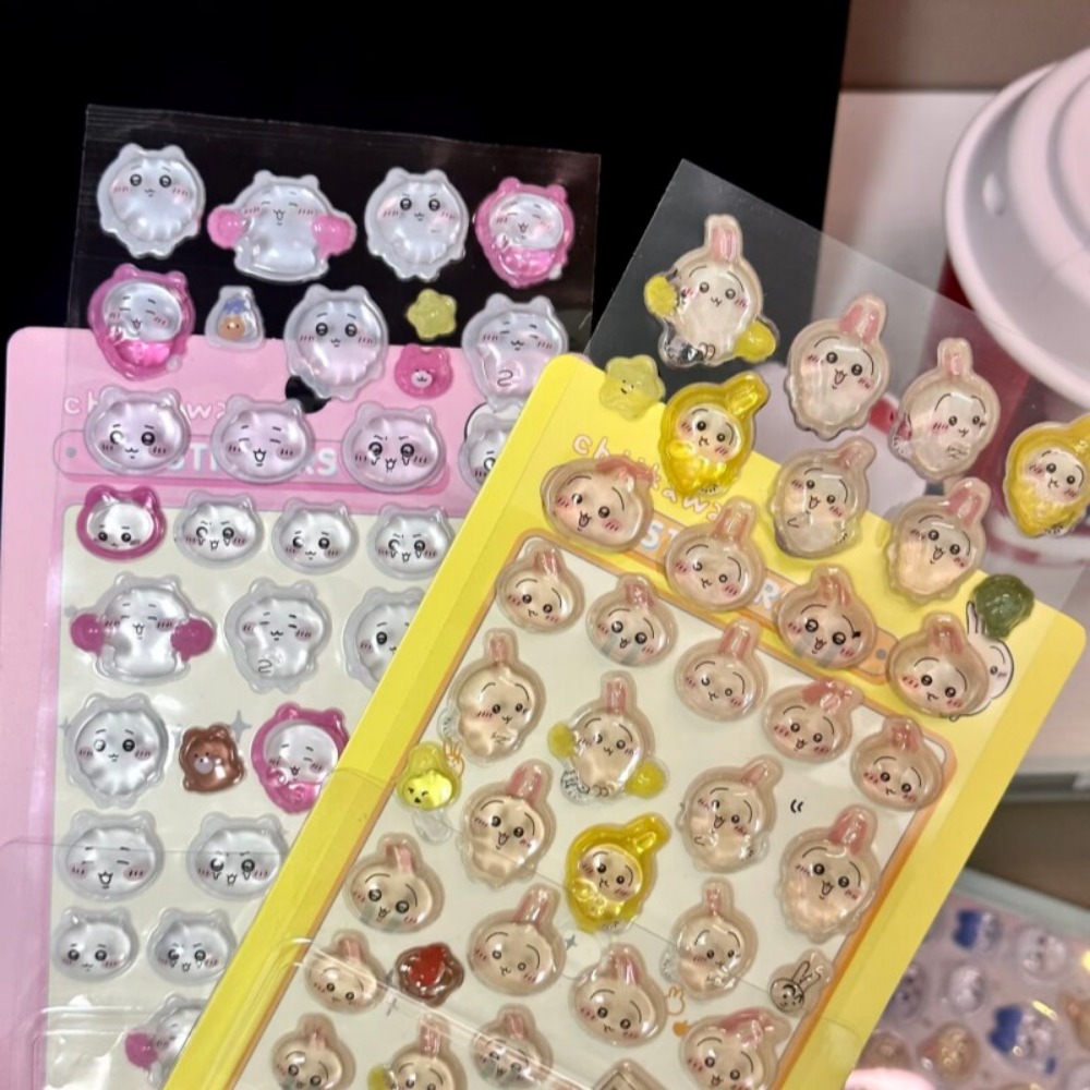 สติกเกอร์นูนลายชิคคาวะ 3 มิติ  - Art Craft Stationery บทวิจารณ์และราคา