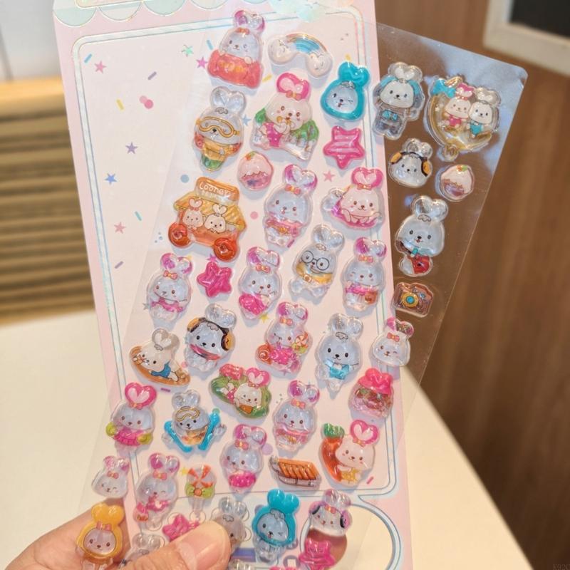 นูนสติกเกอร์สัตว์การ์ตูน PVC เ - Art Craft Notebook บทวิจารณ์และราคา